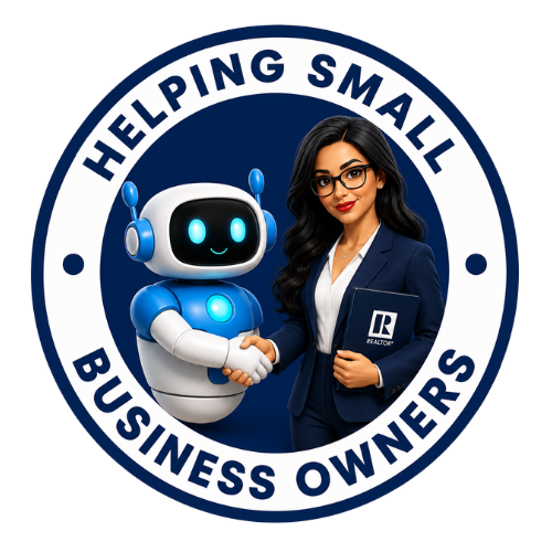 Helping small business owners badge